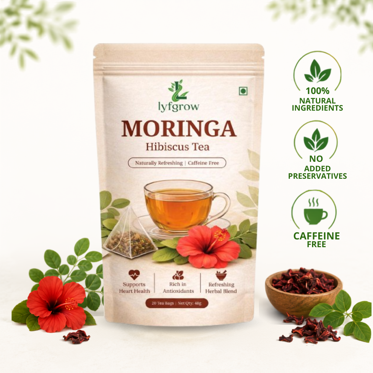 Moringa Hibiscus Tea