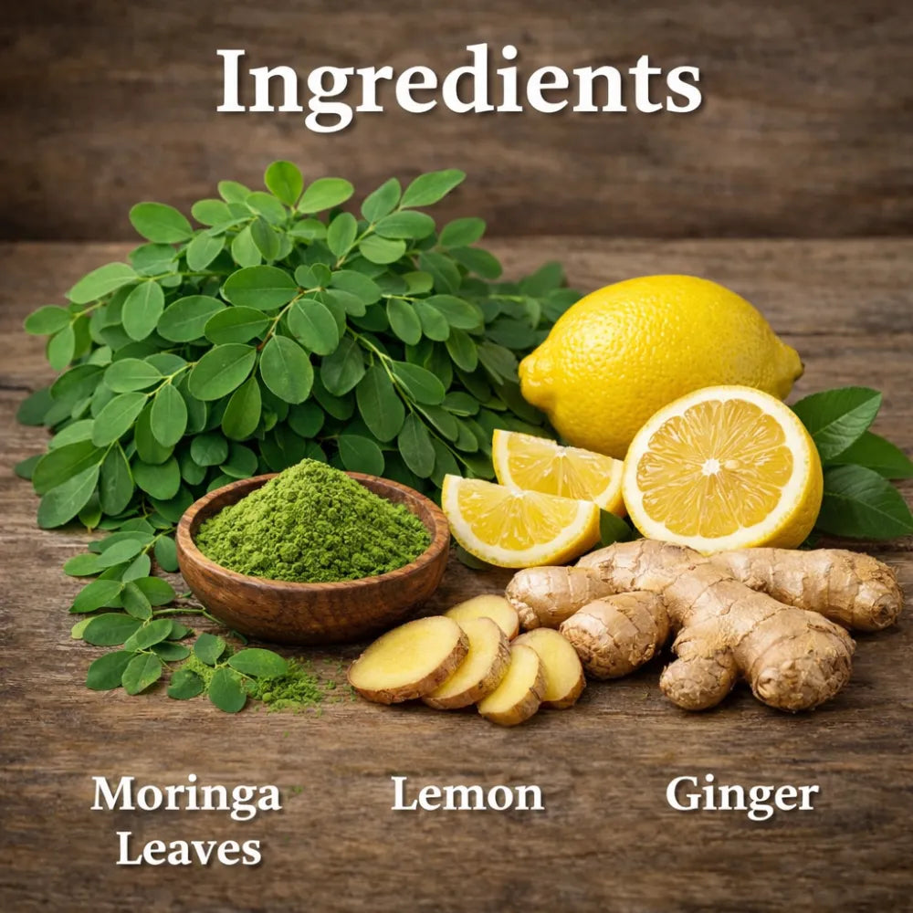 Moringa Lemon Ginger Tea