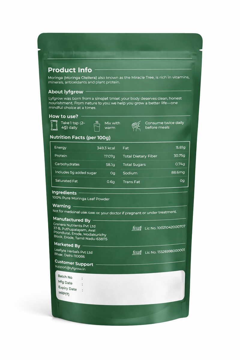 Lyfgrow Moringa Powder