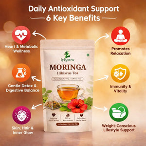 Lyfgrow Moringa Hibiscus Tea