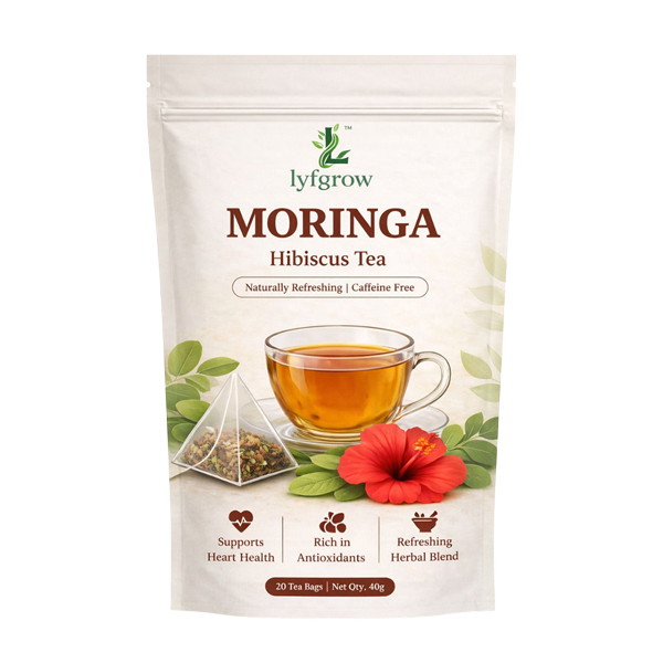 Lyfgrow Moringa Hibiscus Tea
