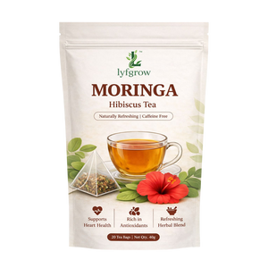 Lyfgrow Moringa Hibiscus Tea