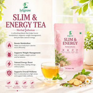 Slim Energy + Lungs Detox + Liver Detox Tea + Gut Cleanse Tea