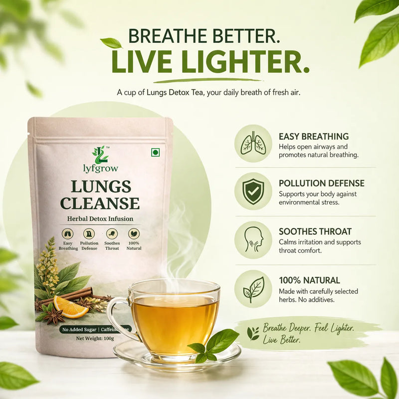 Slim Energy + Lungs Detox + Liver Detox Tea + Gut Cleanse Tea